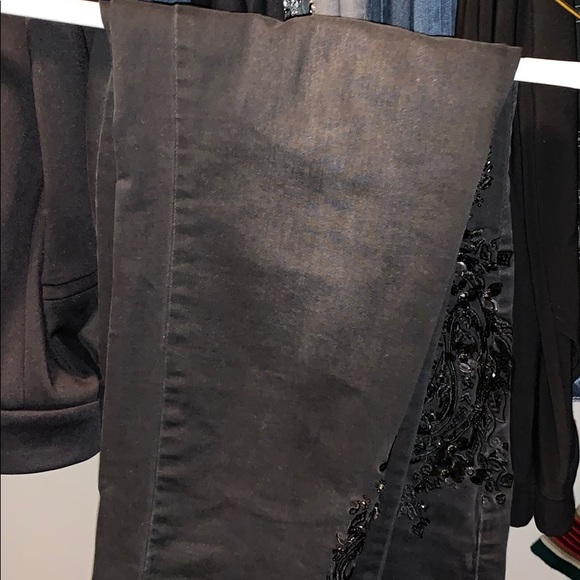 Black jeans with sequins - Picture 3 of 3